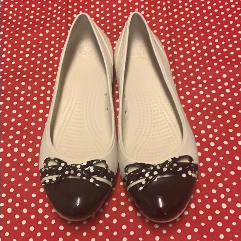 Crocs Cap Toe Bow Flat
